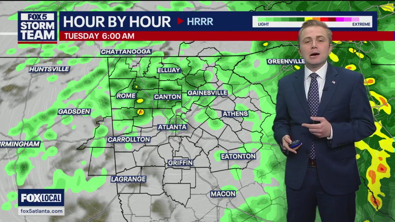 Monday evening forecast