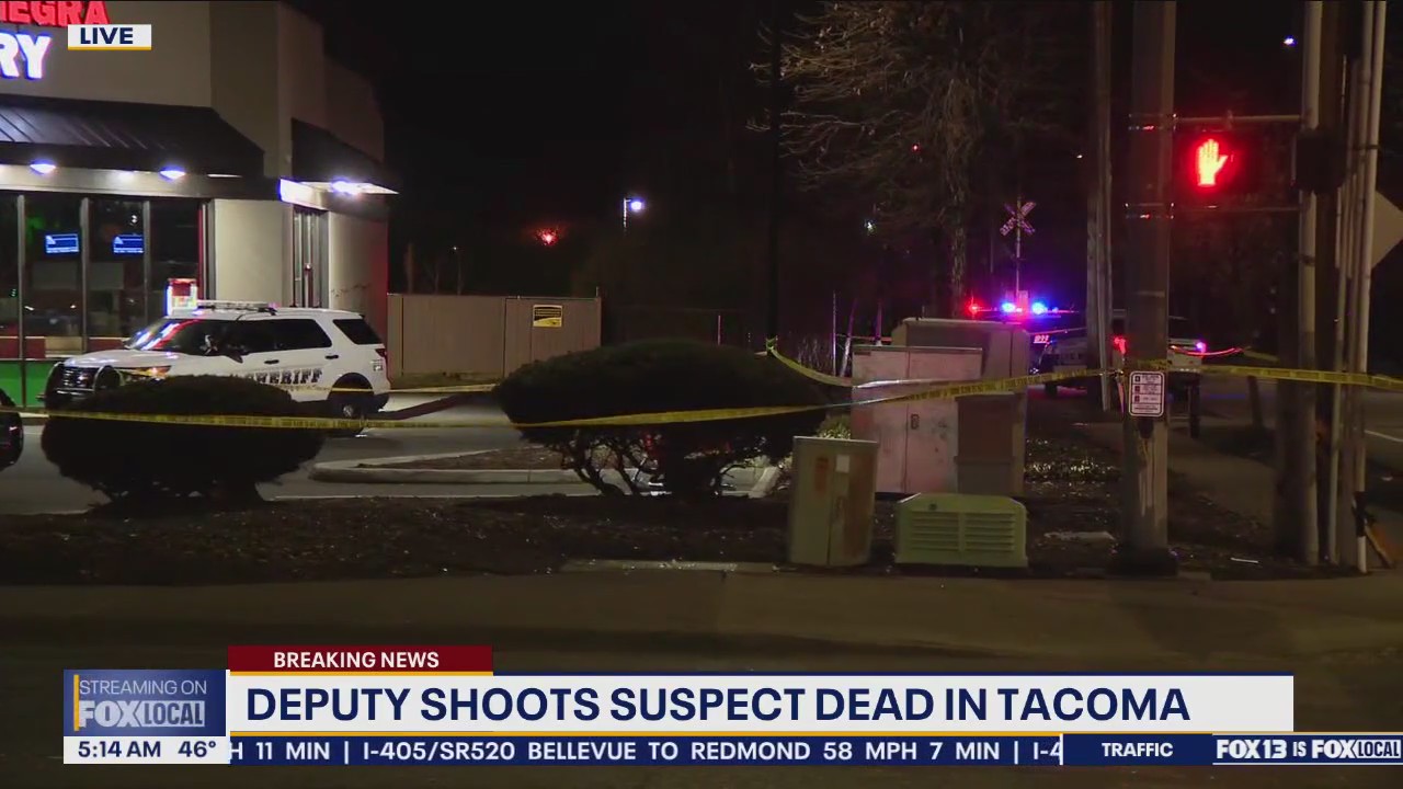 Deputy shoots, kills suspect in Tacoma
