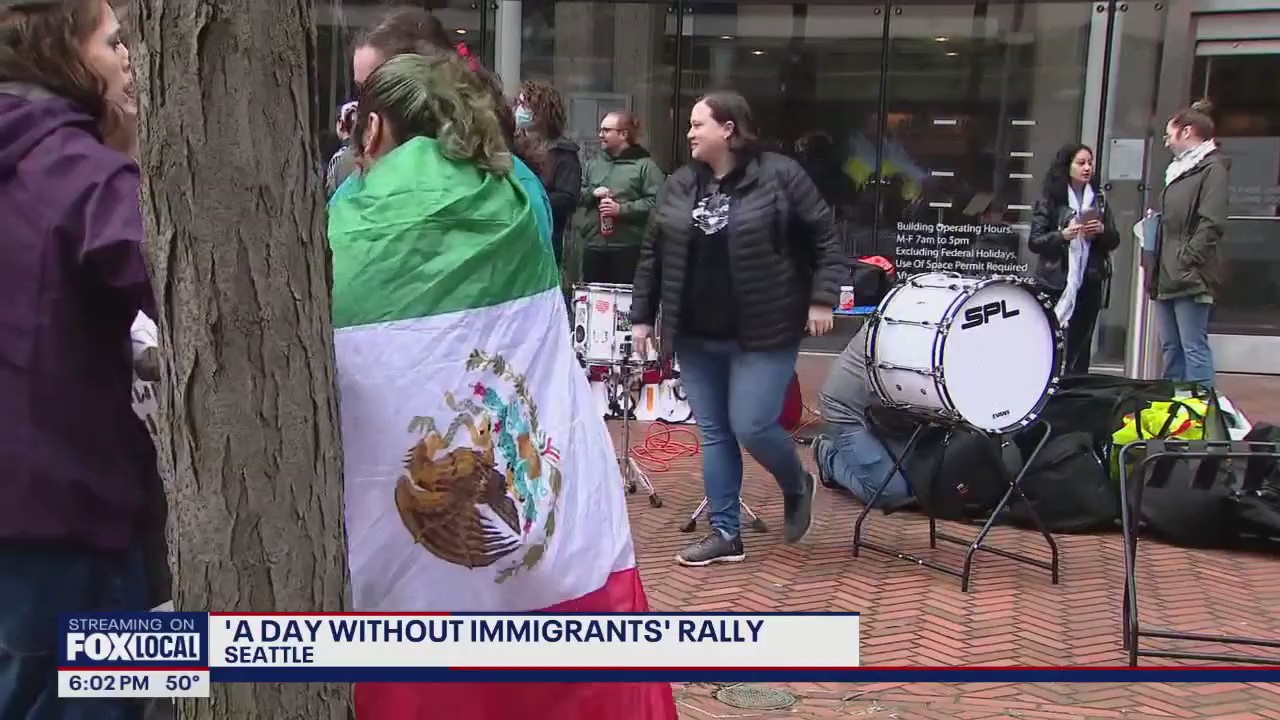 'A Day Without Immigrants' rally in Seattle