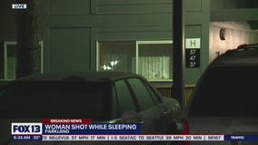 Woman shot while sleeping in Parkland