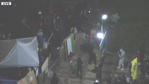 Why aren't LA police stopping UCLA violence?
