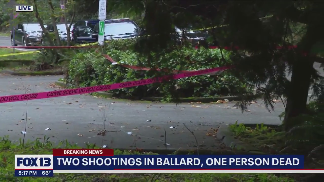 Two shootings in Ballard, 1 dead | FOX 13 Seattle