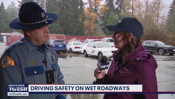 WSP responds to dozens of crashes in King County as rain slams Seattle roads