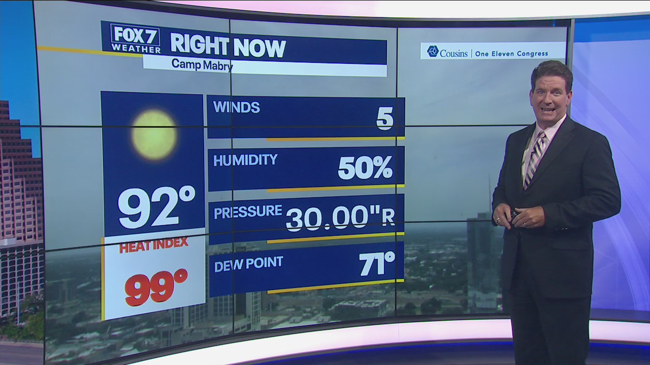 Noon weather forecast for July 27, 2021