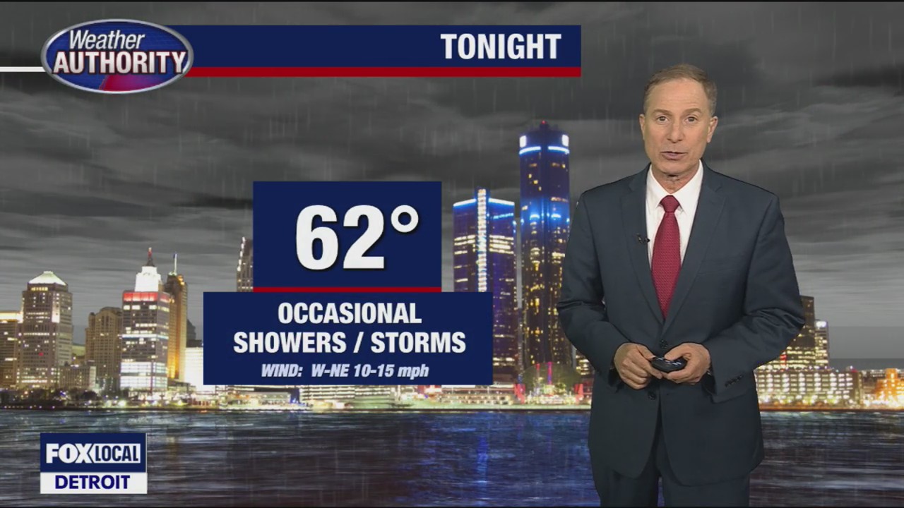 Cooler with morning showers Thursday