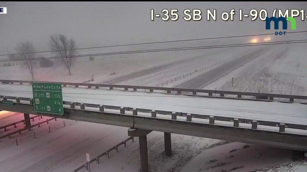 Sunday winter storm making travel difficult, altering flights