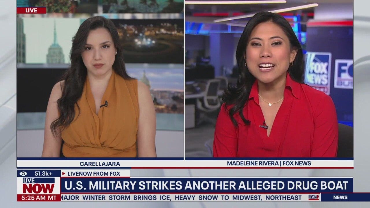 US military strikes another alleged drug boat