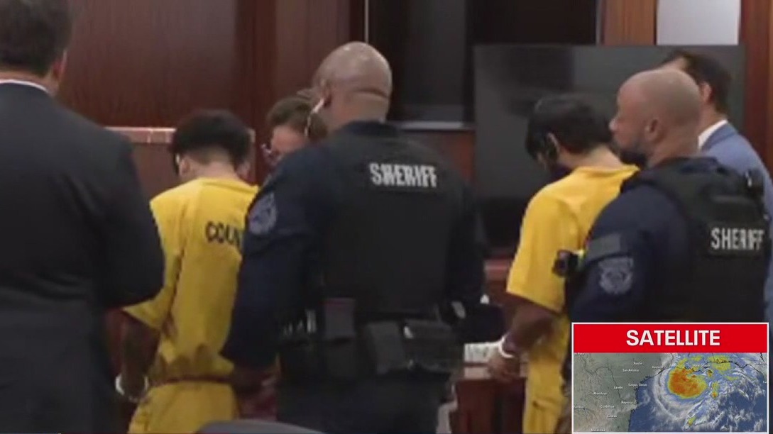 Men charged in 12-year-old death appear in court