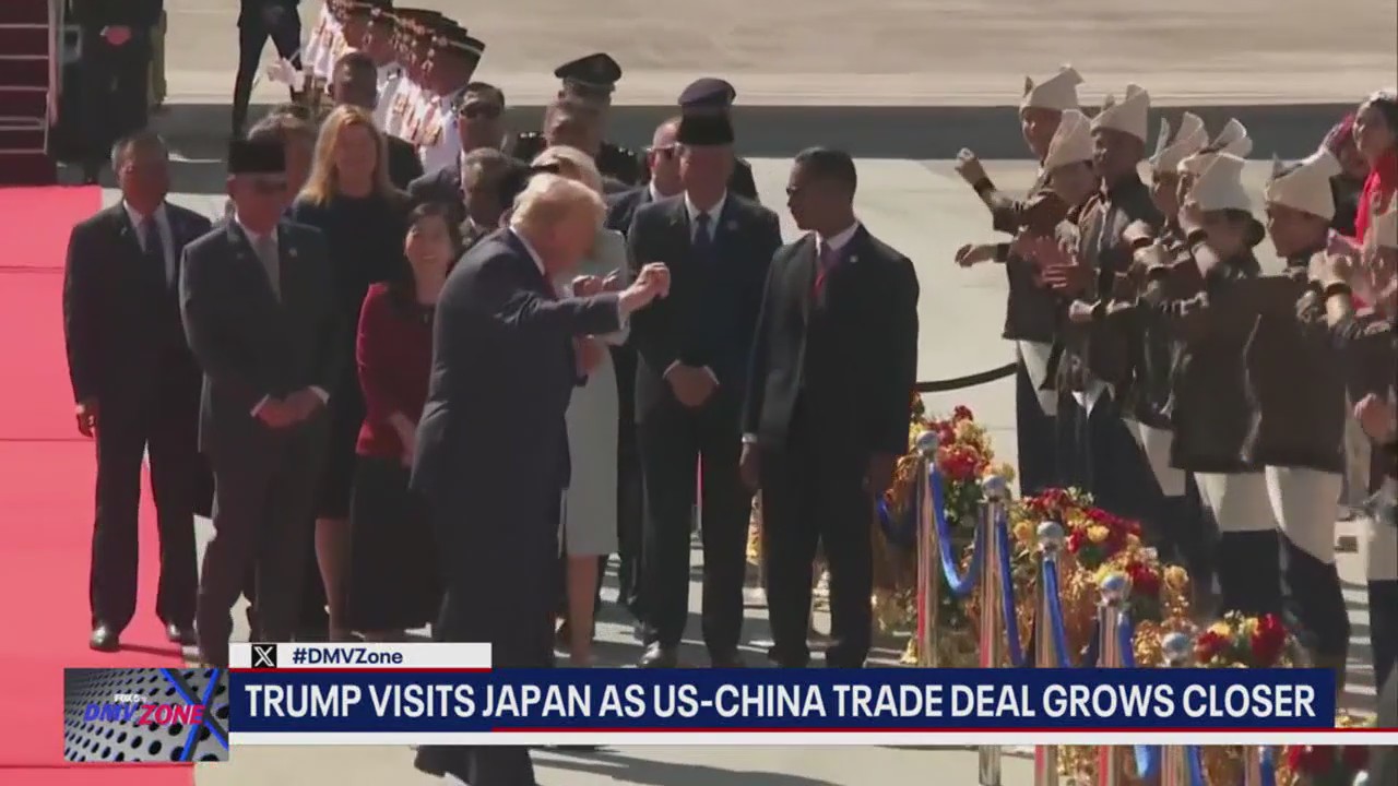 Trump visits Japan as U.S. -China trade deal grows closer