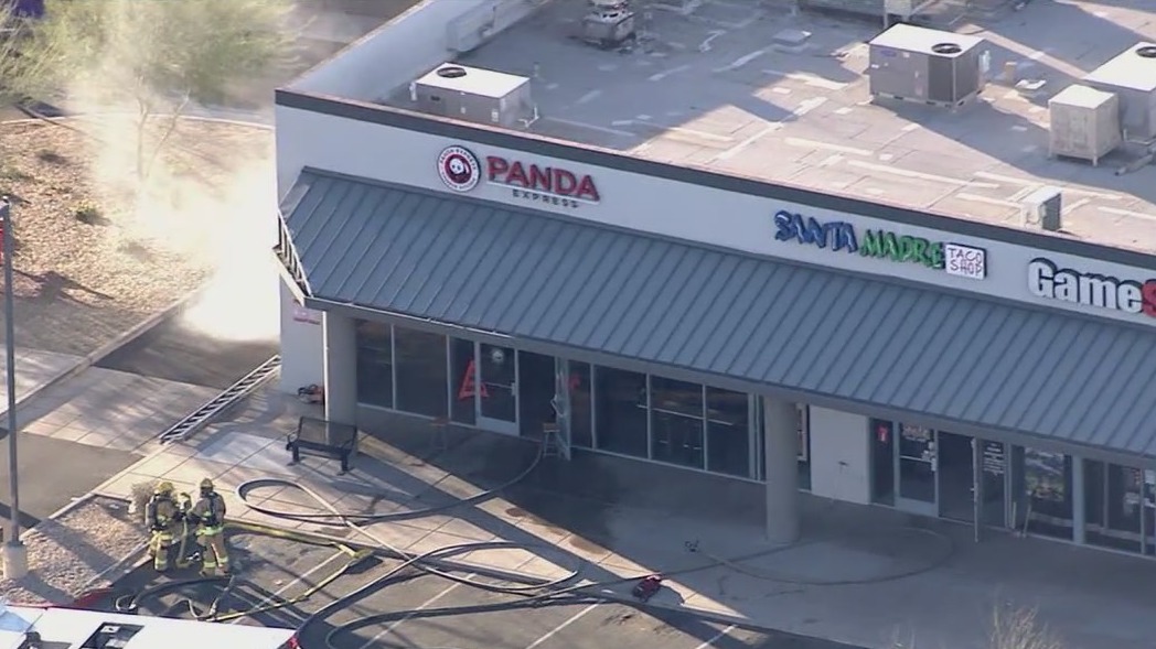Fire burns Tempe Panda Express restaurant