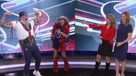 Texans fans celebrate potential playoff run