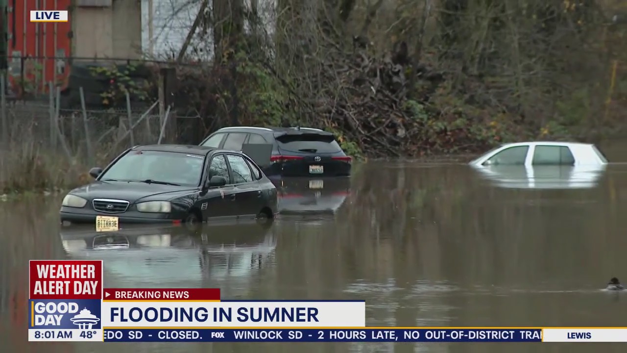 Flooding in Sumner, WA