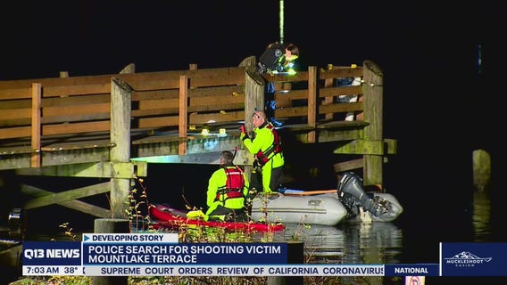 Search for shooting victim