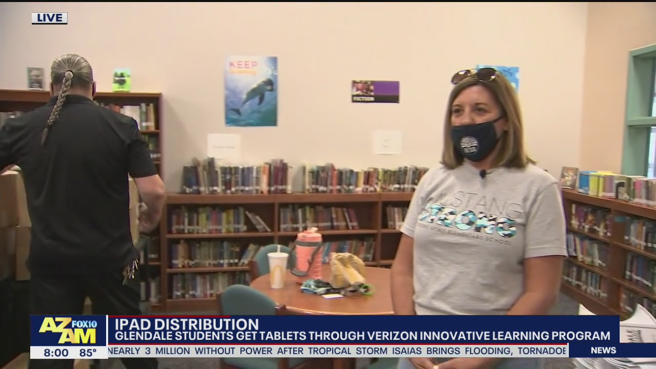 Glendale students receive tablets to help with transition to virtual learning