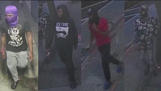 NYC crime: 5 men wanted in Manhattan robberies