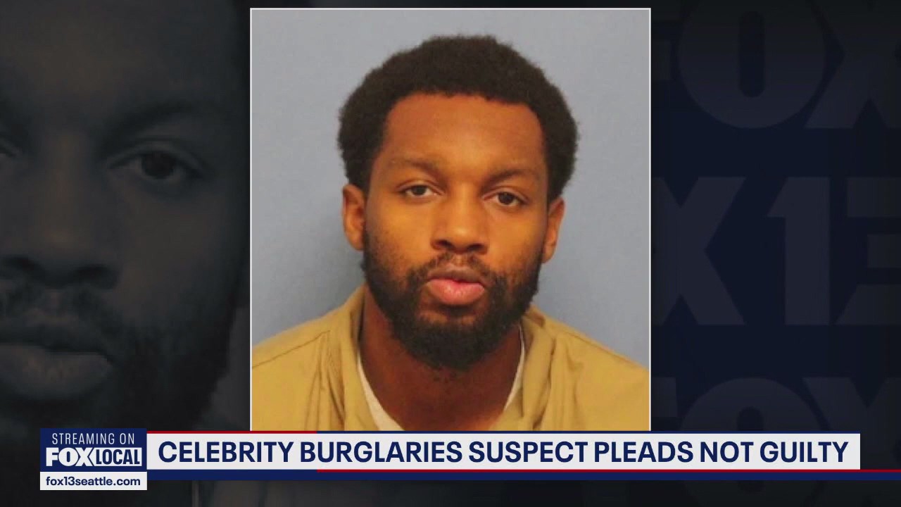 Suspect in home invasions of Seattle celebrities pleads not guilty