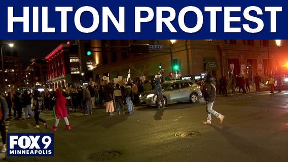 Anti-ICE Hilton hotel protests escalate in Minneapolis