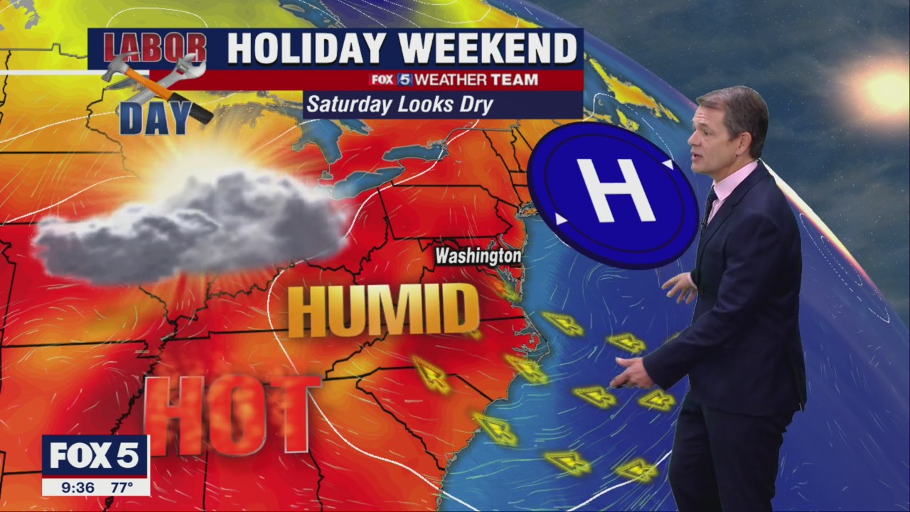 FOX 5 Weather forecast for Thursday, September 1