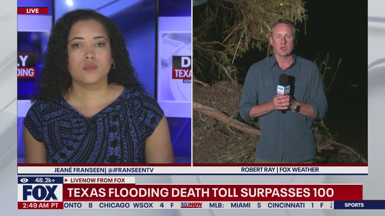 Texas flooding leaves at least 104 dead