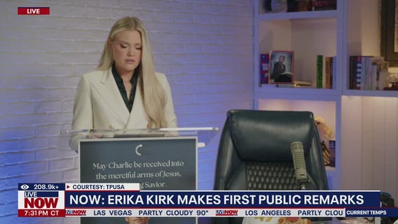 Erika Kirk: Charlie's "movement will continue"