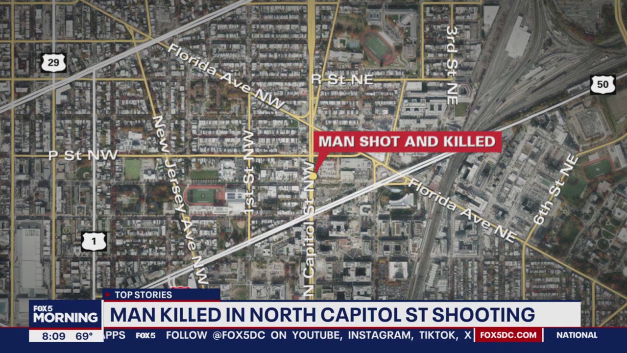 Gunman spotted running from scene after shooting left man dead in DC ...