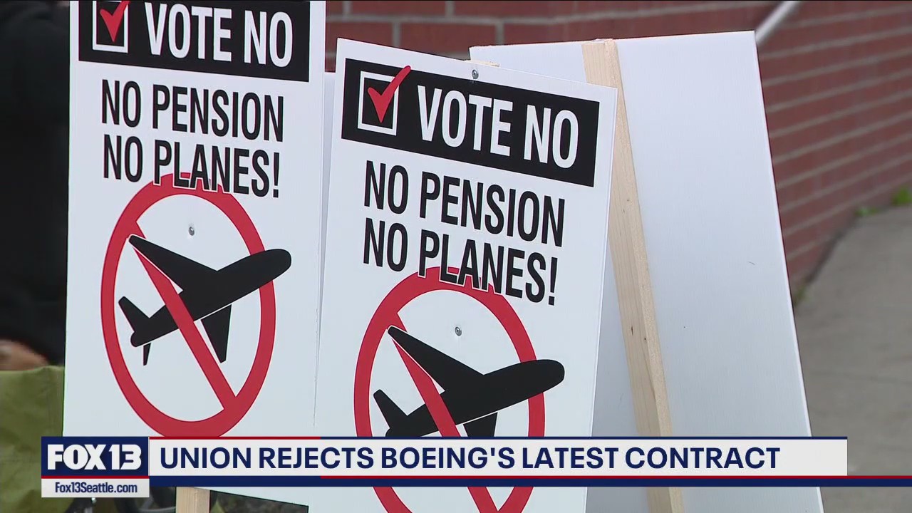 Union rejects Boeing's latest contract