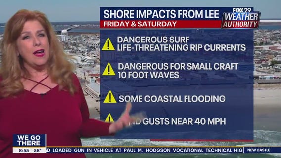 Hurricane Lee bringing dangerous rip currents to the Jersey Shore