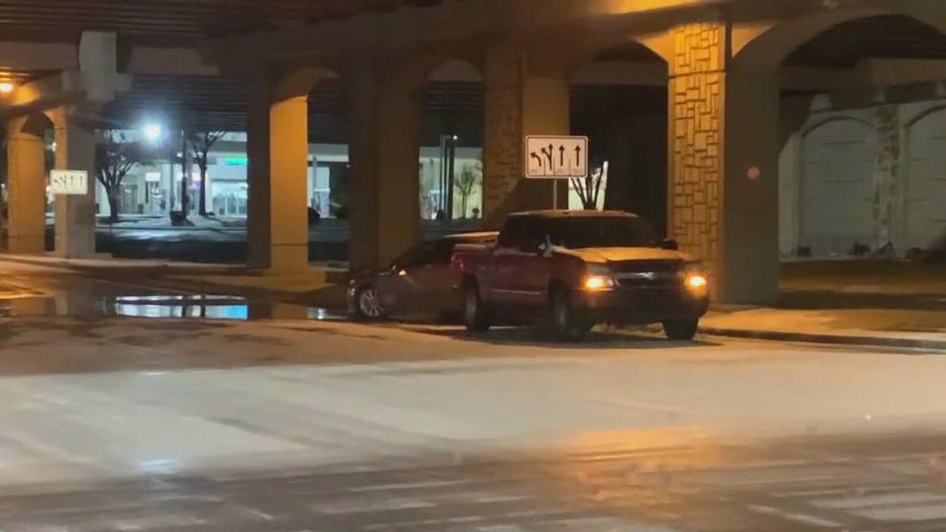 Winter weather causes crashes, slick roads