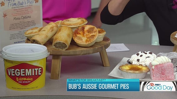 What's for breakfast in Australia? Bub's Aussie Gourmet Pies has the answer