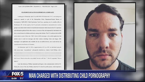 Law Enforcement Legal Defense Fund employee charged with distributing child porn, officials say