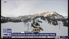 Avalanche control at Stevens Pass