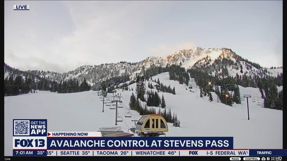 Avalanche control at Stevens Pass