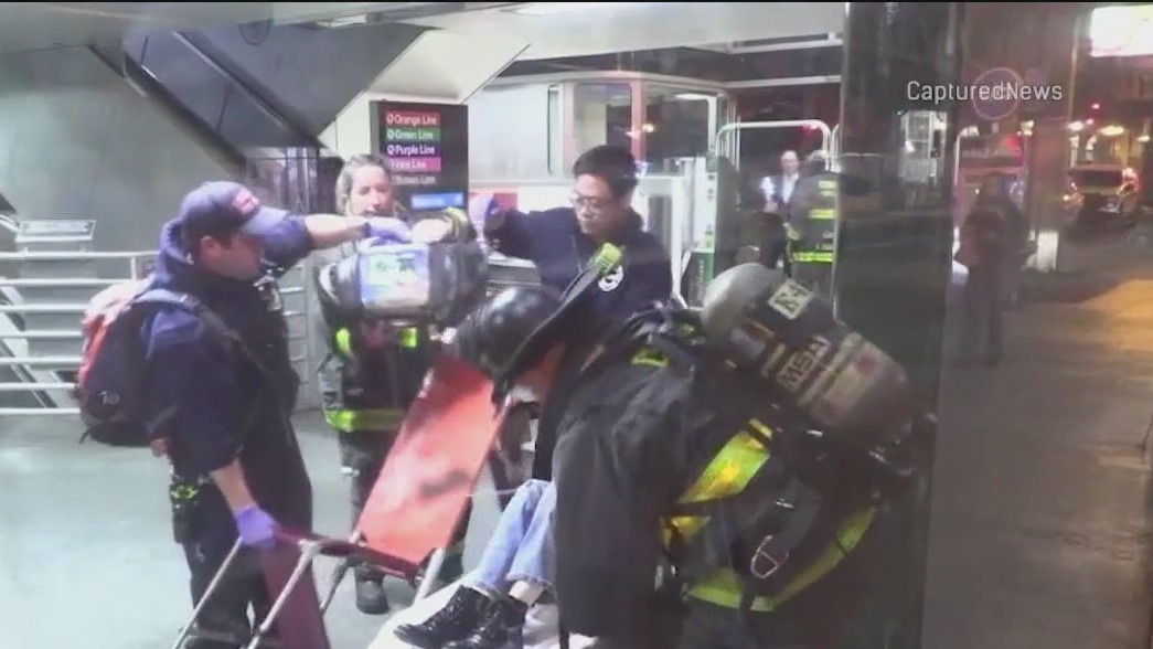 Woman set on fire during CTA train argument in the Loop, person of interest in custody