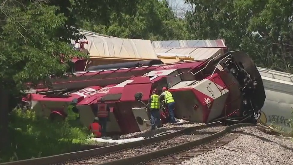 Hartford train derailment and fuel spill