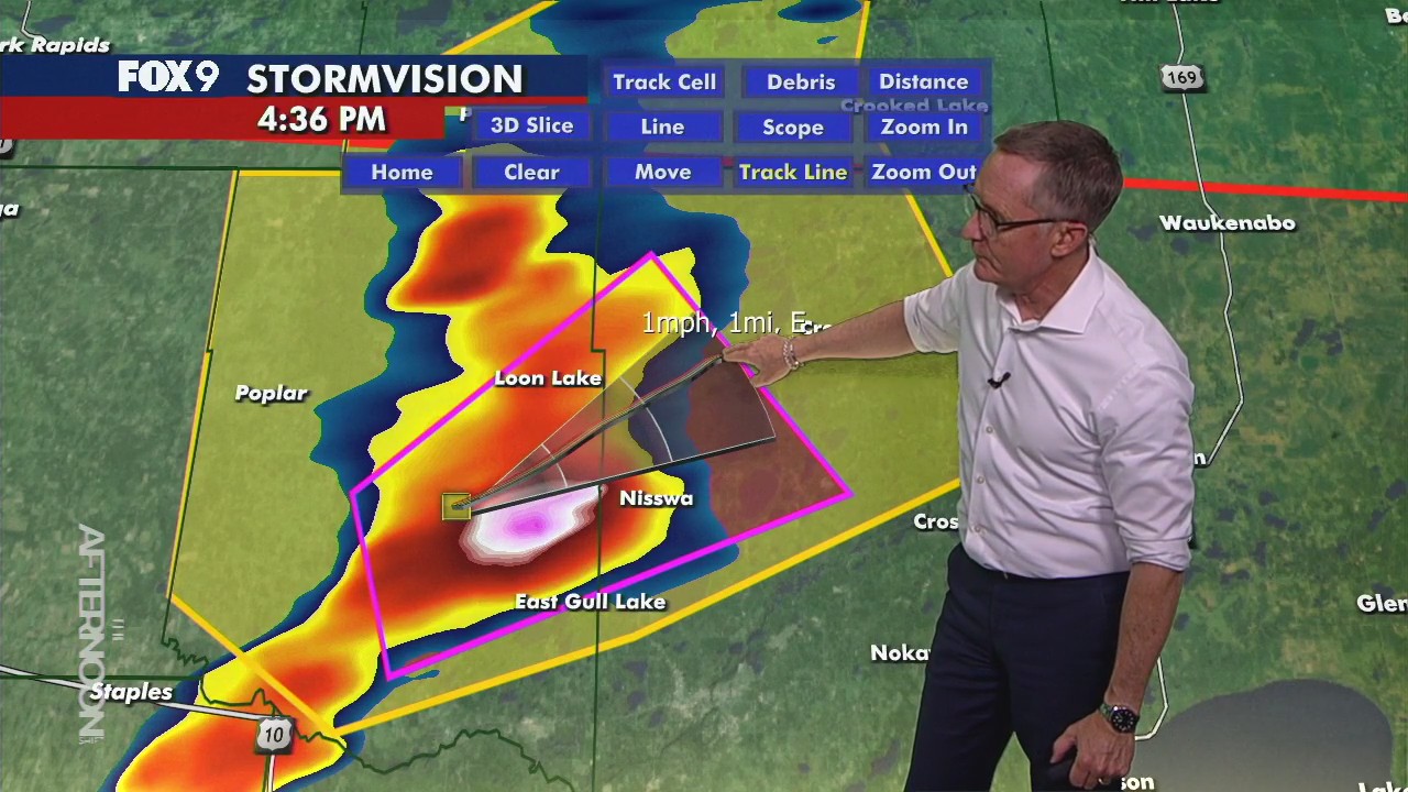 Tornado Warning in Brainerd Lakes area