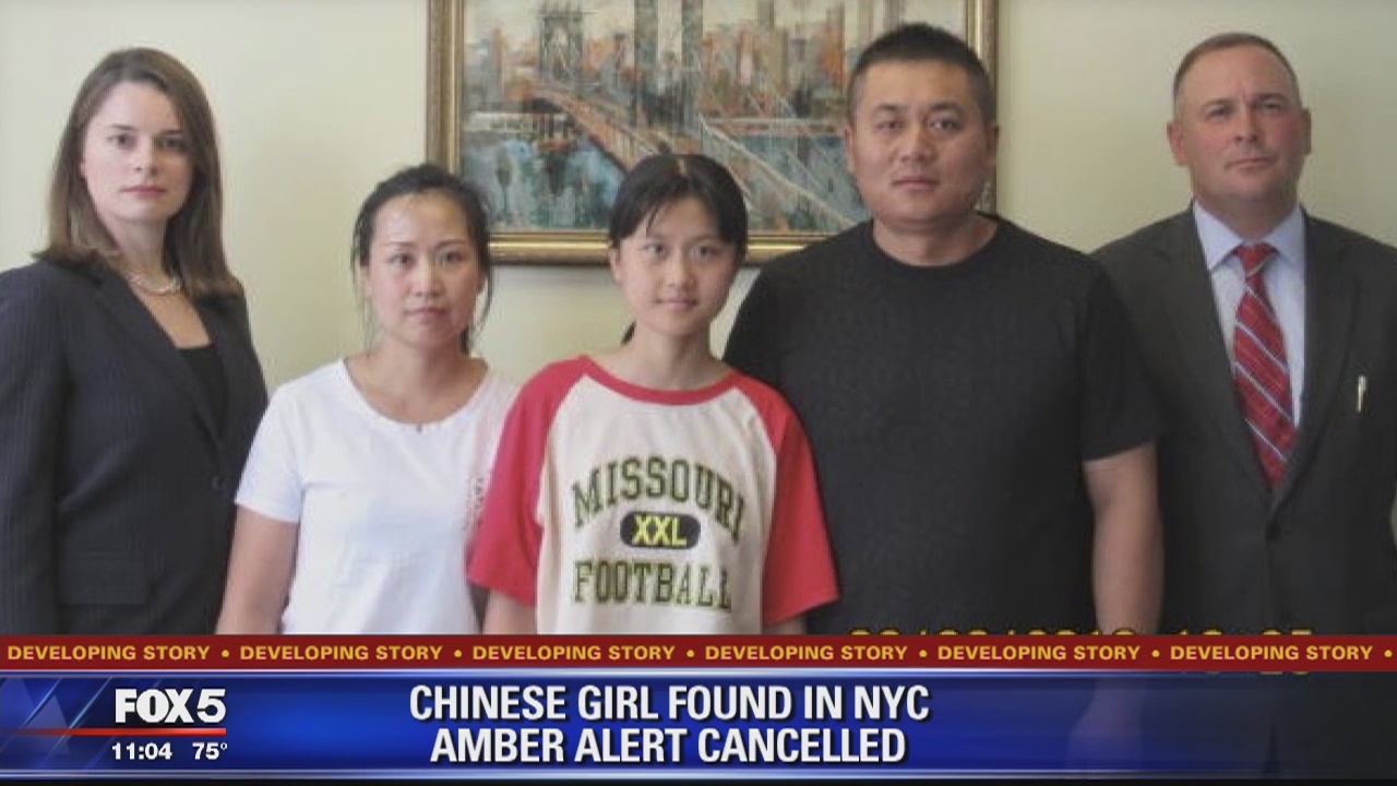 Chinese girl whose disappearance at Reagan National Airport sparked Amber Alert found safe in New York