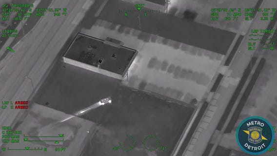 State police video: Helicopter tracks down reckless driver in Warren