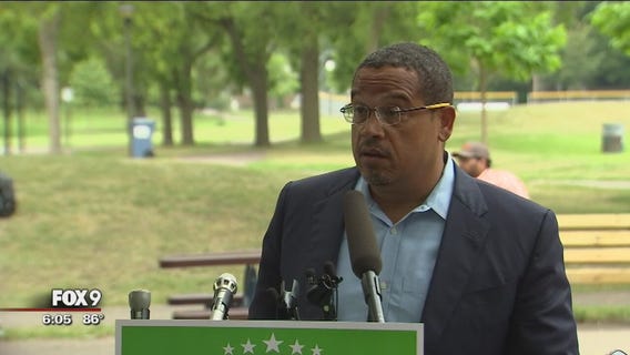 Rep. Keith Ellison returns to campaign trail, addressing domestic abuse allegations