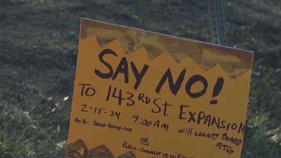 Will County Executive vetoes 143rd Street expansion resolution