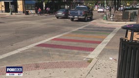 Dallas community reacts to threat on rainbow crosswalks