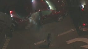 Young girl spotted coming out of car after hours-long standoff