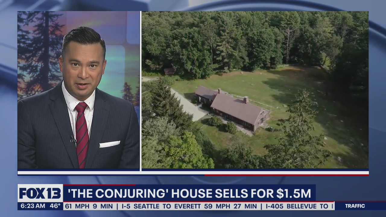 The house from the hit horror movie, 'The Counjuring', sells for $1.5 million
