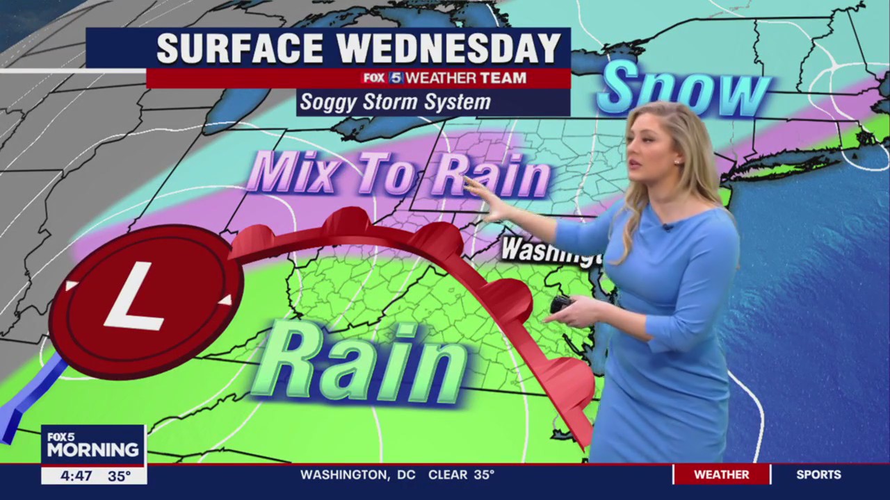 FOX 5 Weather forecast for Tuesday, January 24