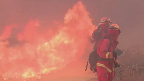 Hughes fire sparks mass evacuations in LA County