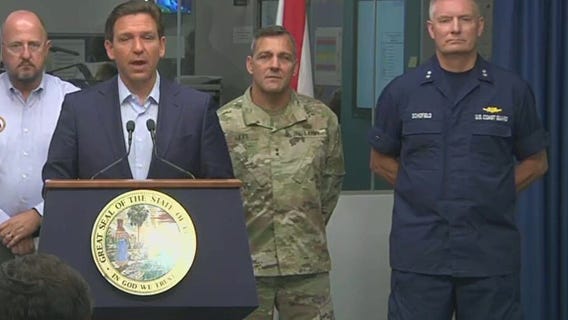 Gov. DeSantis gives update on Hurricane Idalia