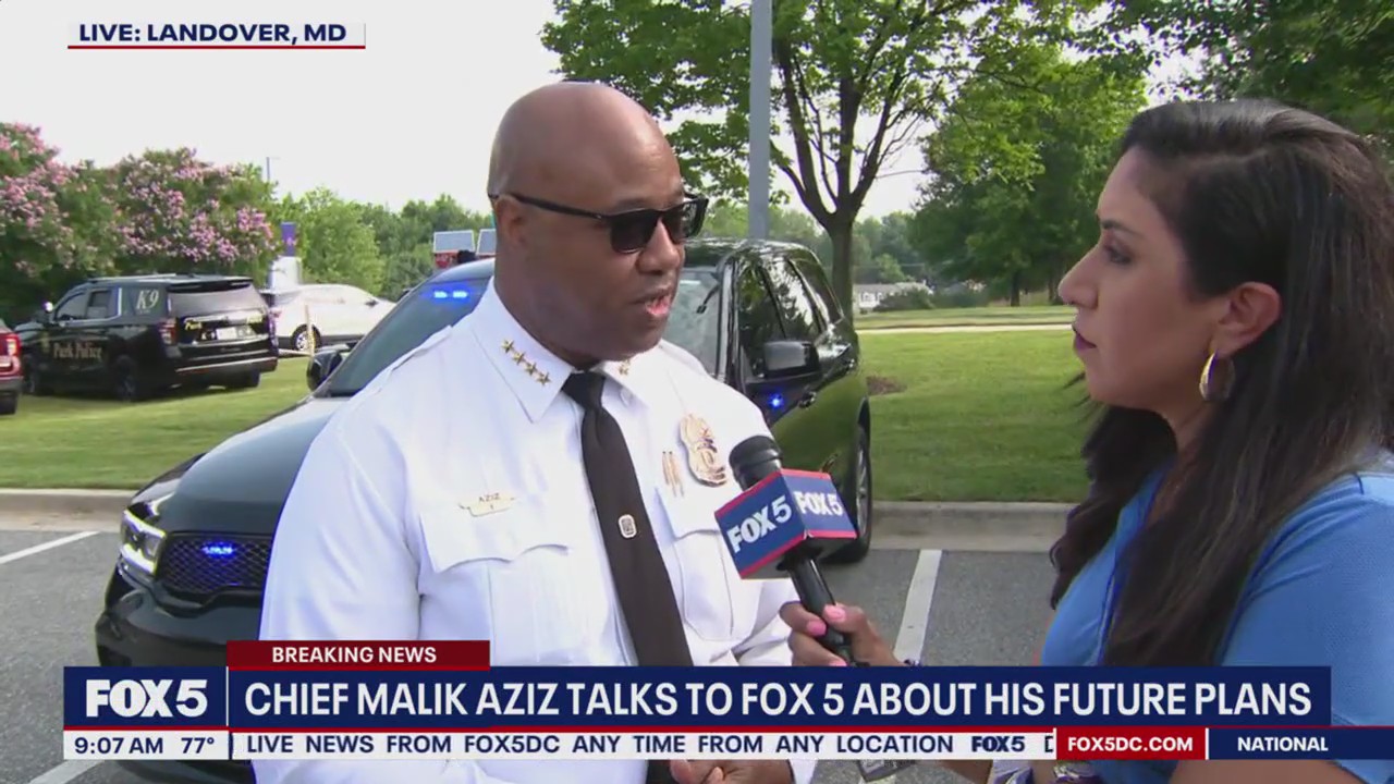 PG County Police Chief Malik Aziz talks potential move to Phoenix PD