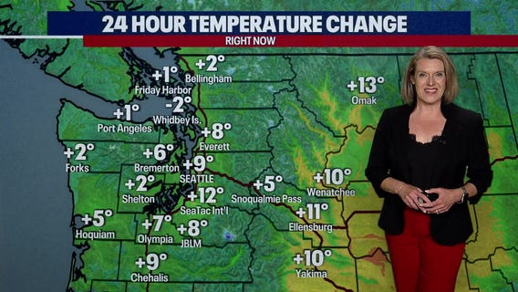 Seattle weather: Warming trend rolling in after cloudy Monday morning