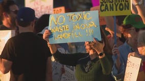 Protest over Sunshine Canyon as proposed dump site
