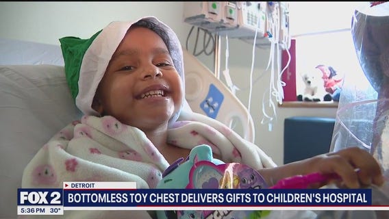 Kids at Children's Hospital get special delivery from Bottomless Toy Chest
