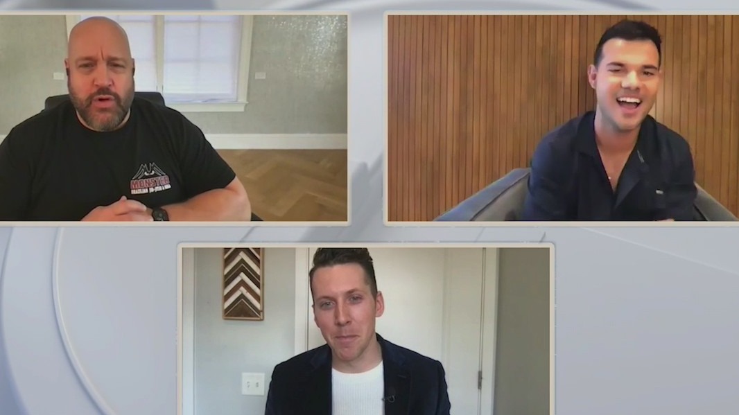 Kevin James and Taylor Lautner